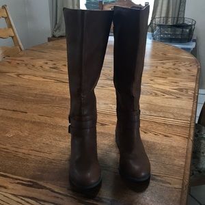 Knee High Brown Boots
